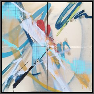 2021-RES05-100x100cm. (Acquise en Italie)