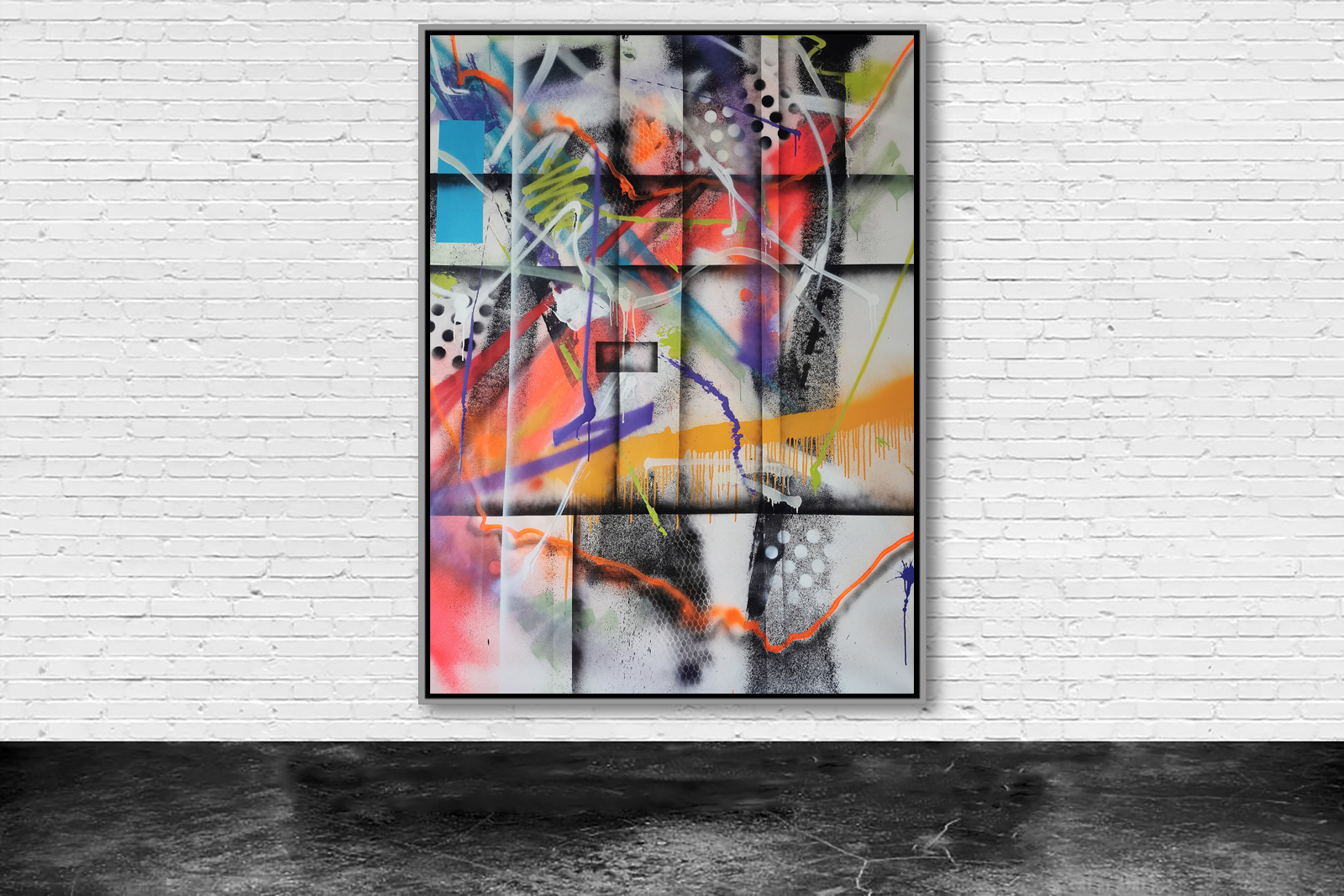 Visual Abstraction 0322 - 200 x 140 cm. 2022